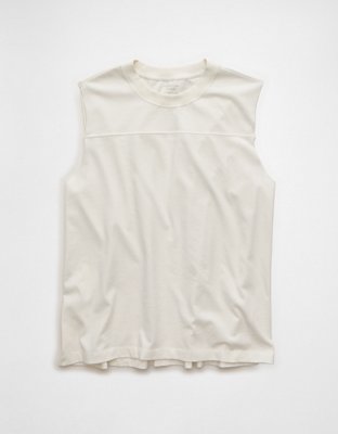 AE Boxy Fit Sueded Jersey Tank