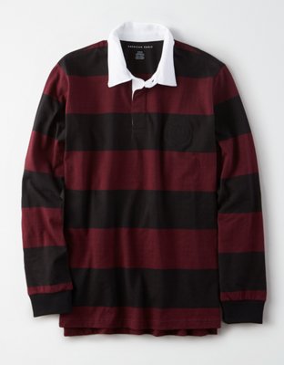 AE Long Sleeve Rugby Polo Shirt