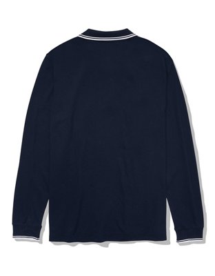 AE Tipped Long-Sleeve Polo Shirt