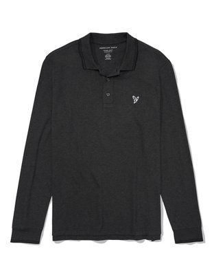 AE Long-Sleeve Polo Shirt