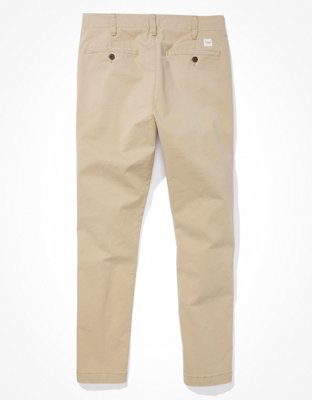 AE Flex Athletic Fit Khaki Pant desgastado