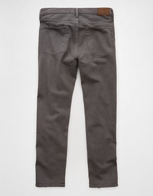 Мужские джинсы American Eagle AE EasyFlex +Tencel™ Fibers Original Straight, цвет: Ракушечный серый — фото 5