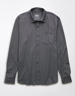 AE 24/7 Club Long Sleeve Button-Up Shirt