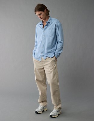 AE 24/7 Club Long Sleeve Button-Up Shirt