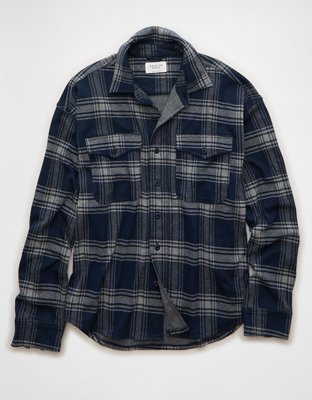 AE Knit Button-Up Shirt
