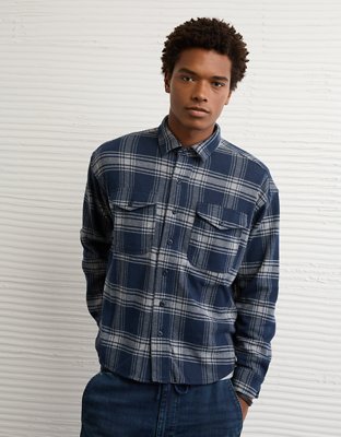 AE Knit Button-Up Shirt