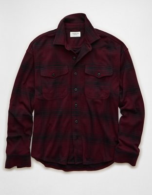 AE Knit Button-Up Shirt | American Eagle display picture 1