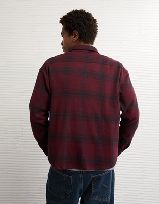 AE Knit Button-Up Shirt | American Eagle display picture 1