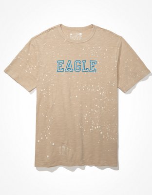AE Super Soft Slub Paint Splatter Graphic T-Shirt