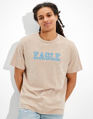 AE Super Soft Slub Paint Splatter Graphic T-Shirt