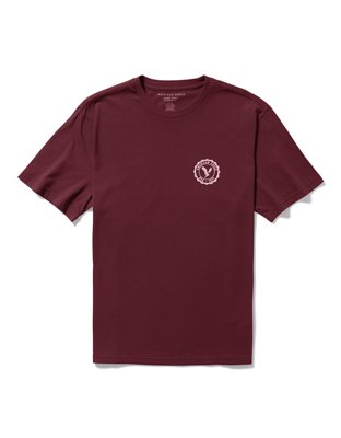 Мужские футболки American Eagle AE Flocked Graphic T-Shirt — фото 3