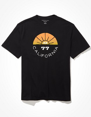 Мужские футболки American Eagle AE Golden State Graphic T-Shirt — фото 3