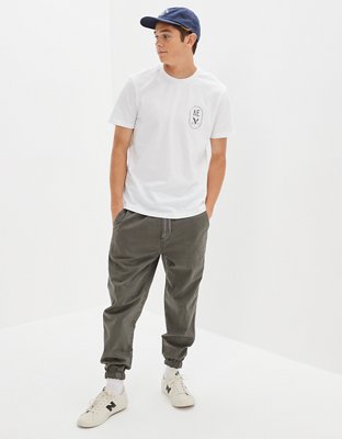Мужские футболки American Eagle AE Logo Graphic T-Shirt — фото 4