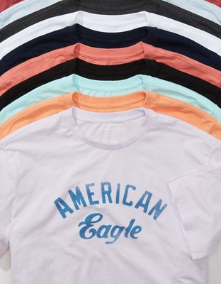 AE T-shirt con Gráfico de Logotipo