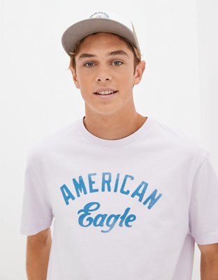 AE T-shirt con Gráfico de Logotipo