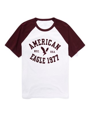 AE Super Soft Raglan Graphic T-Shirt