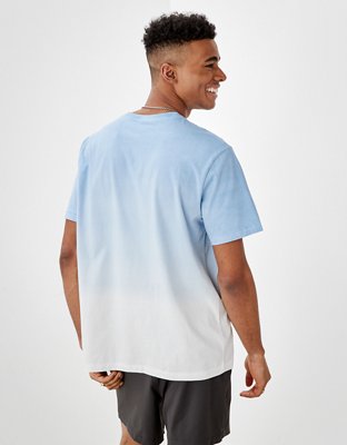 Мужские футболки American Eagle AE Super Soft Dip-Dye Graphic T-Shirt — фото 3