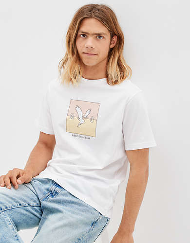 AE Super Soft Heather Graphic T-Shirt