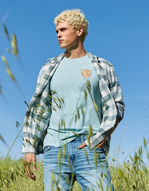 Мужские футболки American Eagle AE Super Soft Heather Graphic T-Shirt