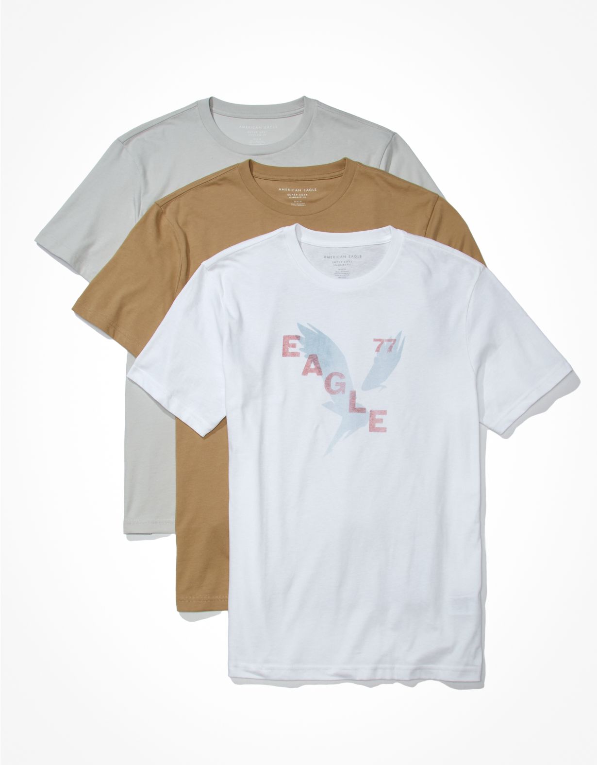AE Logo Graphic T-Shirt 3-Pack