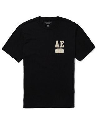 AE Standard Fit Logo Graphic T-Shirt | American Eagle