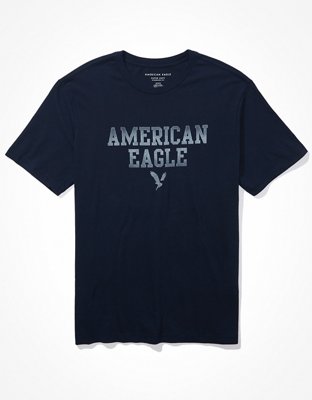 American Eagle Outfitters Women's T-Shirt - Navy - XS