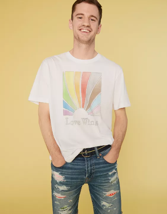 AE Super Soft Pride Graphic T-Shirt