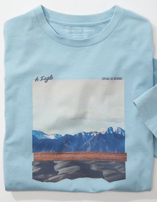 Мужские футболки American Eagle AE Super Soft Photoreal Graphic T-Shirt — фото 6