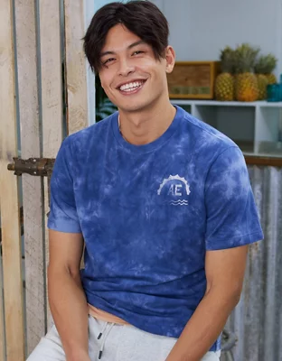 AE Super Soft Ocean Graphic T-Shirt
