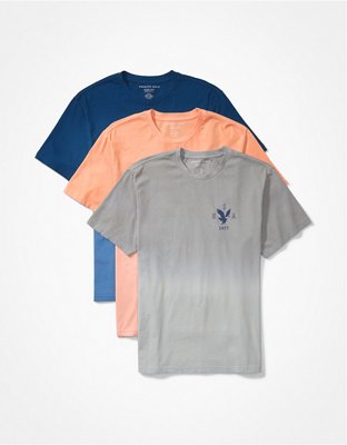 AE Paquete de 3 T-shirt con Gráfico de Logotipo