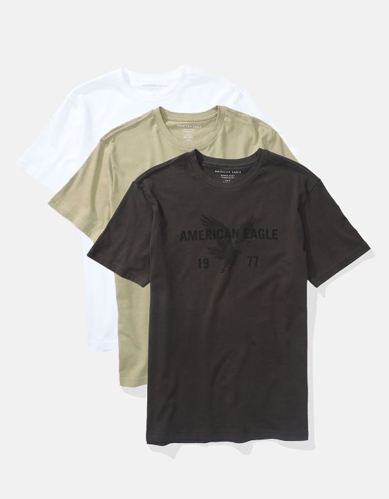 AE Paquete de 3 Super Soft T-shirts con gráfico