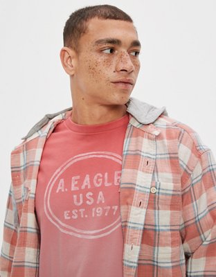 AE Dip Dye Logo Graphic T-Shirt