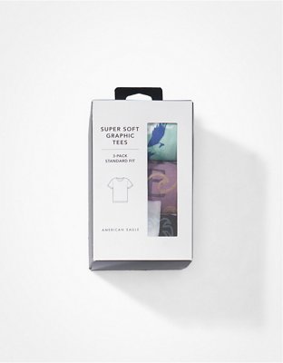 AE Paquete de 3 Super Soft T-shirts con gráfico