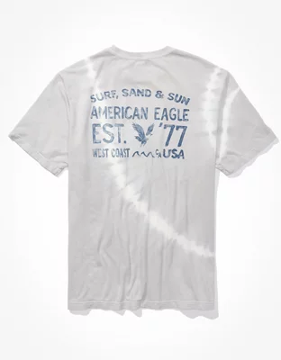 AE Super Soft Tie-Dye Logo Graphic T-Shirt