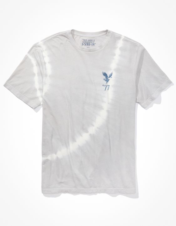 AE Super Soft T-Shirt tie-dye con gráfico de logotipo