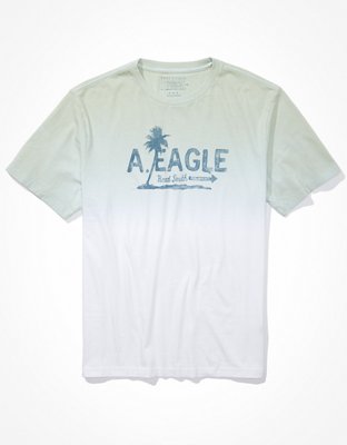 AE Dip Dye Logo Graphic T-Shirt