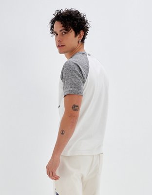 AE Super Soft Raglan Logo Graphic T-Shirt