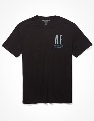 AE T-shirt Super Suave con Gráfico de Logotipo