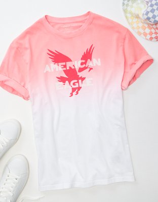 AE Dip Dye Logo Graphic T-Shirt