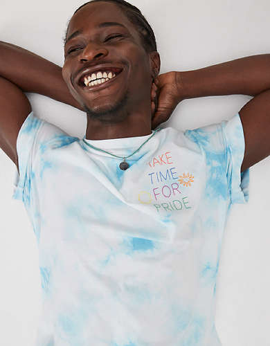 AE Super Soft Pride T-shirt con gráfico Tie-Dye