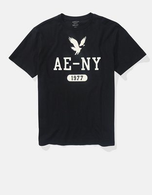 AE T-shirt con Gráfico de Logotipo super suave