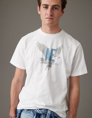 American eagle hotsell white t shirt