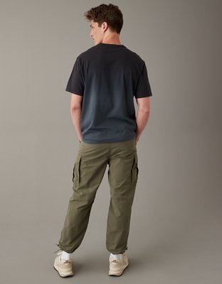 Мужские футболки American Eagle AE Dip Dye Logo Graphic T-Shirt — фото 2
