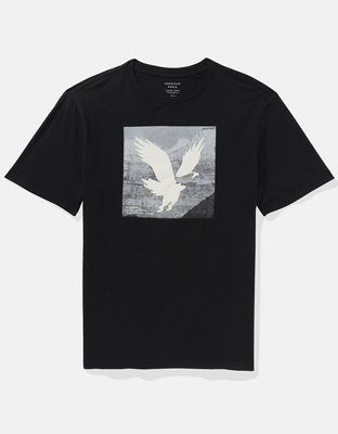 AE T-shirt Super Suave con Gráfico de Logotipo