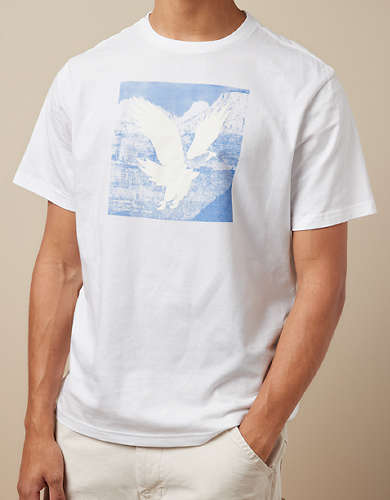 T-shirt à image avec logo ultradoux AE