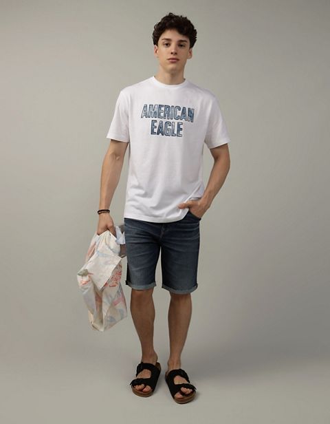 Мужские футболки American Eagle AE Elevated Logo Graphic T-Shirt