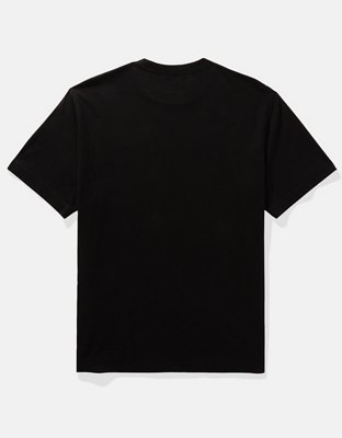 AE T-shirt con Gráfico de Logotipo Bordado