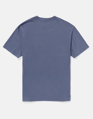 AE T-shirt con Gráfico de Logotipo Bordado