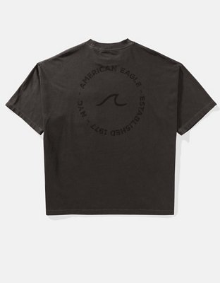 AE T-shirt Extragrande con Gráfico y Bolsillo