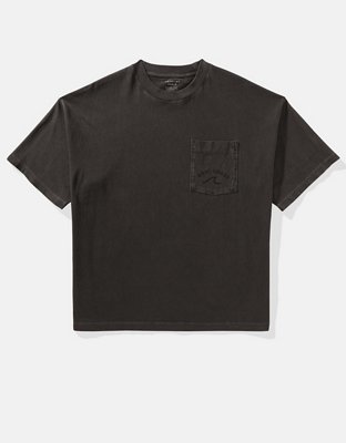 AE T-shirt Extragrande con Gráfico y Bolsillo